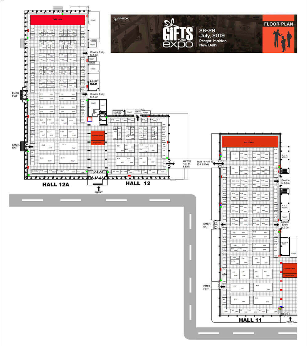 Floor Plan Gifts World Expo 2019 India's Biggest